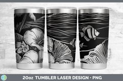 GorgeousLaser Sea Laser 20oz Tumbler design.