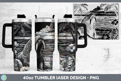 GorgeousLaser Sea Laser 40oz Tumbler design.
