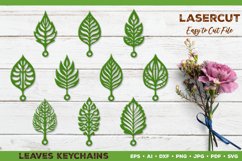 Lasercut Leaves Keychains. Leaves Earrings. Leaves Pendants Product Image 1