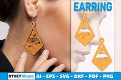 Lasercut Wooden Earrings Forest Animals Product Image 2