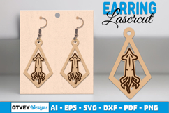 Lasercut Wooden Earrings Sea Animals Product Image 1