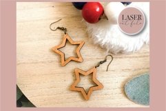 Patriotic Laser Earrings svg, Laser Earring SVG file, 4th of Product Image 4