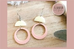 Boho Laser Earrings svg, Acrylic Earring svg, Wood Earring, Product Image 5