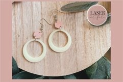 Boho Laser Earrings svg, Acrylic Earring svg, Wood Earring, Product Image 1