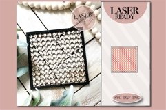Rattan Square svg, Rattan svg, Rattan Laser svg, Cane Weave Product Image 4