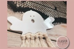 Halloween Ghost Macrame SVG, Halloween Macrame SVG File, Product Image 3