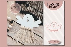 Halloween Ghost Macrame SVG, Halloween Macrame SVG File, Product Image 4