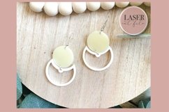 Boho Laser Earrings svg, Acrylic Earring svg, Wood Earring, Product Image 1