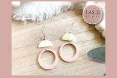 Boho Laser Earrings svg, Acrylic Earring svg, Wood Earring, Product Image 1