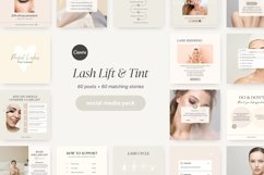 Lash tech instagram post | Lash Lift and Tint templates Product Image 2