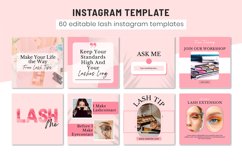 Lash Tech Instagram Canva Post Template | Lash Tech Canva Product Image 4