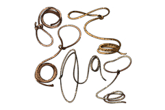 Hand drawn collection of lasso ropes and knots Product Image 1