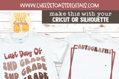 Retro Autograph School Shirt Mockup