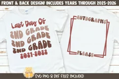 Retro Autograph School Shirt Mockup