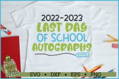 Last Day of School Autographs 2 SVG Product Image 1