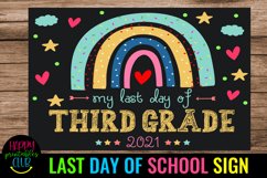 LAST DAY OF SCHOOL SIGN 