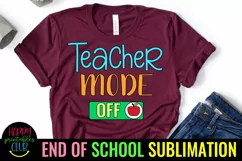LAST DAY OF SCHOOL SUBLIMATION