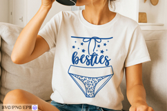 Bachelorette Party Bikini Bride Besties SVG Design Product Image 2