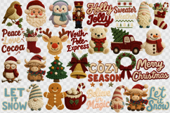Christmas Crochet, Latch Hook, retro sublimation MEGA bundle Product Image 3