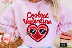 Retro Coolest Valentine PNG Faux Latch Hook Product Image 10