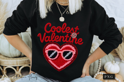 Retro Coolest Valentine PNG Faux Latch Hook Product Image 6