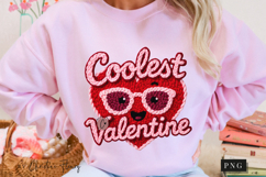 Retro Coolest Valentine PNG Faux Latch Hook Product Image 11