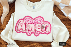 Faux Yarn Christian Easter Amen PNG | Easter Png Product Image 3