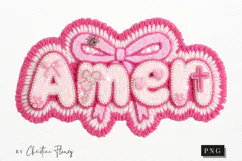 Faux Yarn Christian Easter Amen PNG | Easter Png Product Image 5