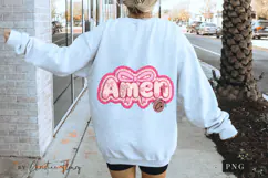 Faux Yarn Christian Easter Amen PNG | Easter Png Product Image 6
