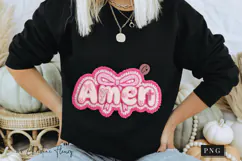 Faux Yarn Christian Easter Amen PNG | Easter Png Product Image 7