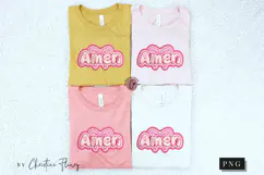 Faux Yarn Christian Easter Amen PNG | Easter Png Product Image 8