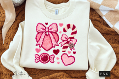 Girly Valentine Faux Latch Hook PNG Product Image 3