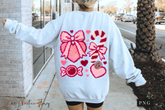 Girly Valentine Faux Latch Hook PNG Product Image 5