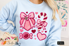 Girly Valentine Faux Latch Hook PNG Product Image 8