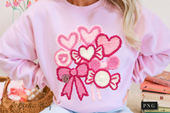 Girly Valentine Faux Latch Hook PNG Product Image 10