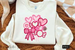 Girly Valentine Faux Latch Hook PNG Product Image 3