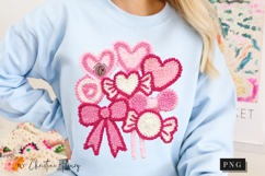 Girly Valentine Faux Latch Hook PNG Product Image 8