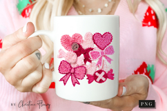 Girly Valentine Faux Latch Hook PNG Product Image 2