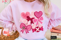 Girly Valentine Faux Latch Hook PNG Product Image 9