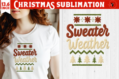 Latch hook yarn Christmas Sublimation | Cozy Christmas png Product Image 1