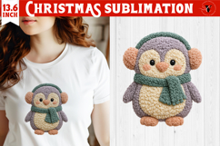 Latch hook yarn Christmas Sublimation | Cozy Christmas png Product Image 1