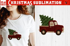 Latch hook yarn Christmas Sublimation | Cozy Christmas png Product Image 1