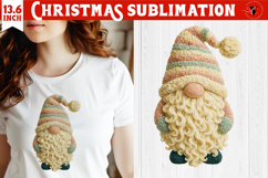 Latch hook yarn Christmas Sublimation | Cozy Christmas png Product Image 1