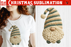 Latch hook yarn Christmas Sublimation | Cozy Christmas png Product Image 1