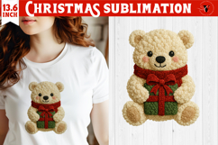 Latch hook yarn Christmas Sublimation | Cozy Christmas png Product Image 1