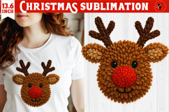 Latch hook yarn Christmas Sublimation | Cozy Christmas png Product Image 1