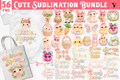 Latch hook Easter Sublimation bundle | Cute Easter designs Product Image 1
