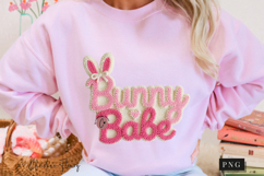 Faux Yarn Bunny Babe PNG | Easter Png Product Image 11