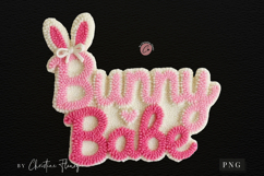 Faux Yarn Bunny Babe PNG | Easter Png Product Image 4