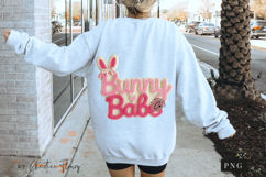 Faux Yarn Bunny Babe PNG | Easter Png Product Image 6